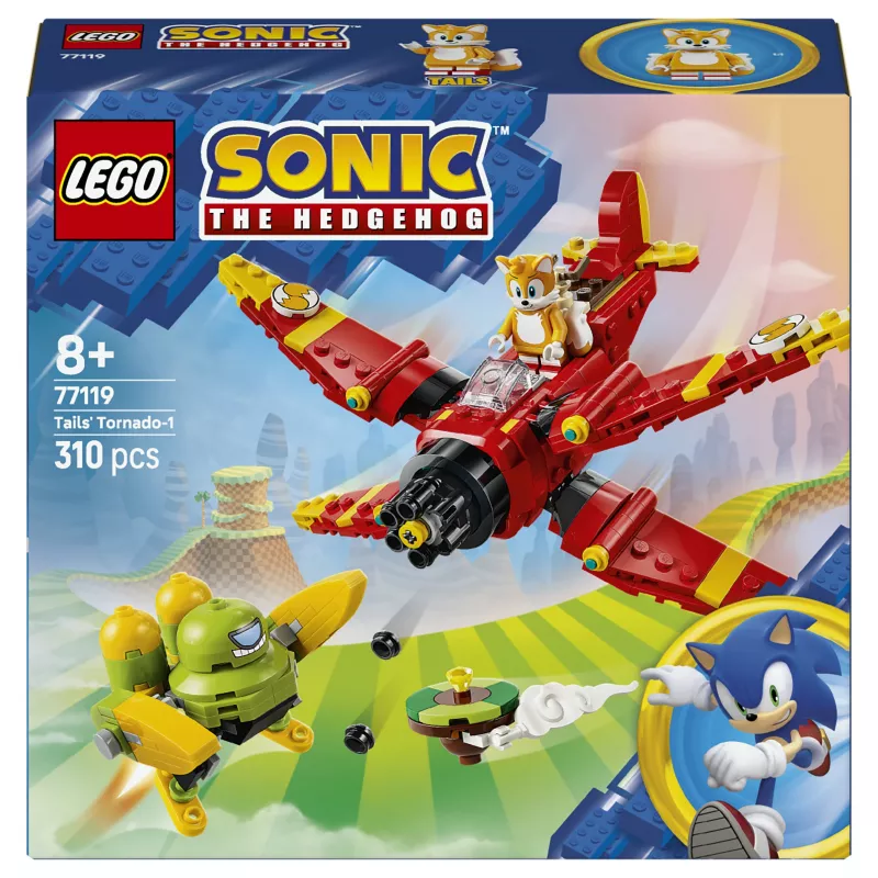 LEGO Sonic the Hedgehog 77119 Tails un Tornado-1