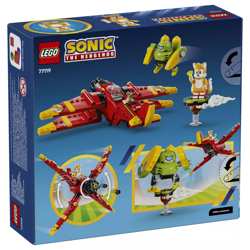 LEGO Sonic the Hedgehog 77119 Tails un Tornado-1