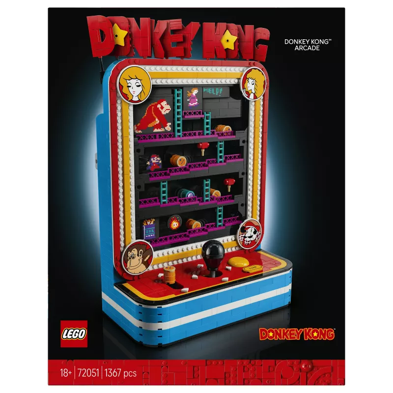 LEGO Super Mario 72051 Donkey Kong arkādes automāta būvkomplekts