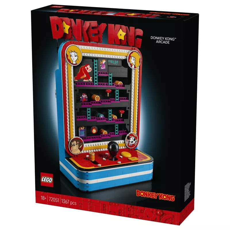 LEGO Super Mario 72051 Donkey Kong arkādes automāta būvkomplekts