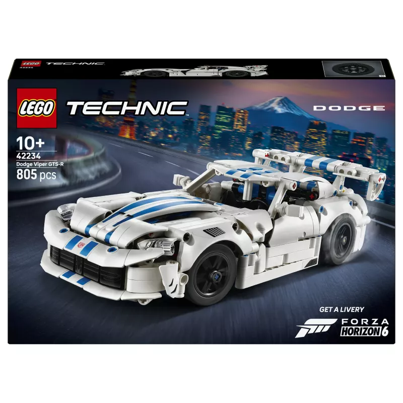 LEGO Technic 42234 Dodge Viper GTS-R sporta auto