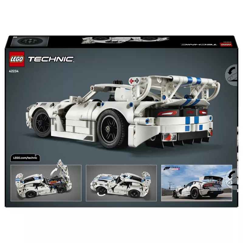 LEGO Technic 42234 Dodge Viper GTS-R sporta auto