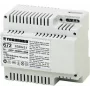 LEGRAND bticino 672 barošanas bloks durvju zvanu sistēmām, 230V AC uz 8V DC / 12V AC, 1.2A, DIN sliedes montāža, balts