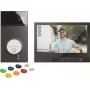 LEGRAND Bticino Flex'ONE video domofona komplekts ar LINEA 3000 ārdurvju paneli un CLASSE 300X iekštelpu monitoru, 1 poga, melns 363943