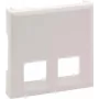 Legrand Niloé Step 2 vietu pārsega plāksne RJ11/RJ45, Ultra White 864143