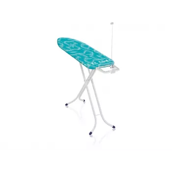 LEH LEIFHEIT AirBoard M Compact gludināmais dēlis ar Thermo-Reflect tehnoloģiju, 120 x 38 cm, regulējams augstums 75-88 cm, viegls EPP rāmis, balts/zils