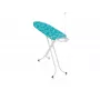 LEH LEIFHEIT AirBoard M Compact gludināmais dēlis ar Thermo-Reflect tehnoloģiju, 120 x 38 cm, regulējams augstums 75-88 cm, viegls EPP rāmis, balts/zils