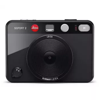 Leica Sofort 2 hibrīdā tūlītējā kamera - melna