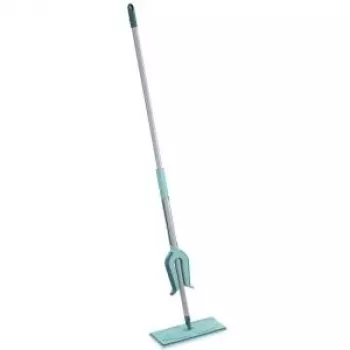 LEIFHEIT Picobello Micro Duo grīdas uztvērējs ar sviras izgriešanas mehānismu, 33 cm mikrošķiedras galva, 140 cm tērauda rokturis, zaļš/balts