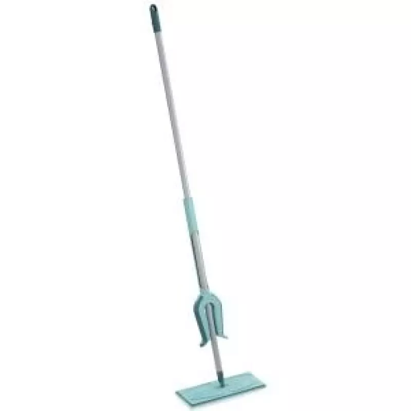 LEIFHEIT Picobello Micro Duo grīdas uztvērējs ar sviras izgriešanas mehānismu, 33 cm mikrošķiedras galva, 140 cm tērauda rokturis, zaļš/balts