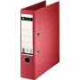 LEITZ 180° sviras arhivēšanas mape A4 80 mm sarkans kartons pilns papīra pārklājums 1007-00-25