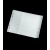 Leitz A-Z alfabētiskie atdalītāji, A4, pelēkas plastmasas cilnes uz 250 g/m² kartona, 20 daļas, 11 caurumu universālais perforators 1262-01-00