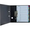 LEITZ A4 Mylar A–Z satura rādītāja atdalītāji, 26 iedaļas, daudzkrāsaini, universāls perforējums, 160 g/m², 1 komplekts (100167)