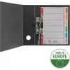 LEITZ Īpaši izturīgi kartona reģistru dalītāji, tukši, A5, 6 daļas, pelēki 230 g/m², rakstāma vāka lapa ar režģa apdruku 4355-00-85