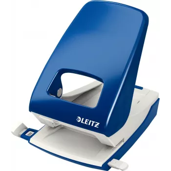 LEITZ Nexxt 5138 zils 40 lapu 2 caurumu perforators ar metāla pamatni un plastmasas augšdaļu 5138-00-35