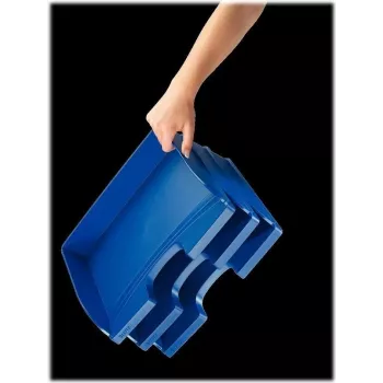 Leitz WOW A4 uzglabāšanas kaste metāliski zila 70 mm mugura Click & Store 5218-00-35