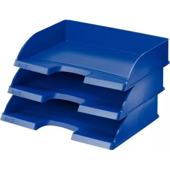Leitz WOW A4 uzglabāšanas kaste metāliski zila 70 mm mugura Click & Store 5218-00-35