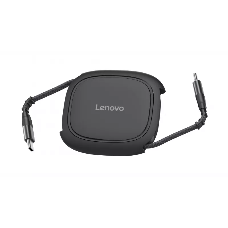 Lenovo 240W USB-C ievelkamais kabelis (melns, 0,8m, USB 2.0)