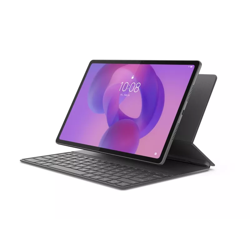 Lenovo Folio tastatūra Idea Tab Plus - Storm Grey, QWERTY US, skārienpaliktnis (ZG38C07528)