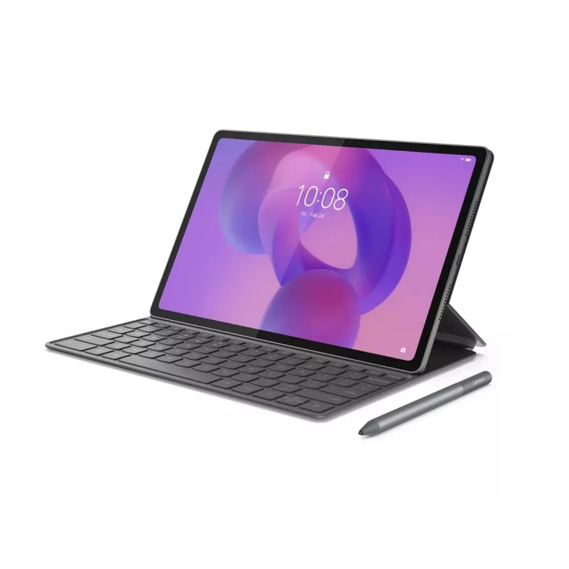 Lenovo Folio tastatūra Idea Tab Plus - Storm Grey, QWERTY US, skārienpaliktnis (ZG38C07528)