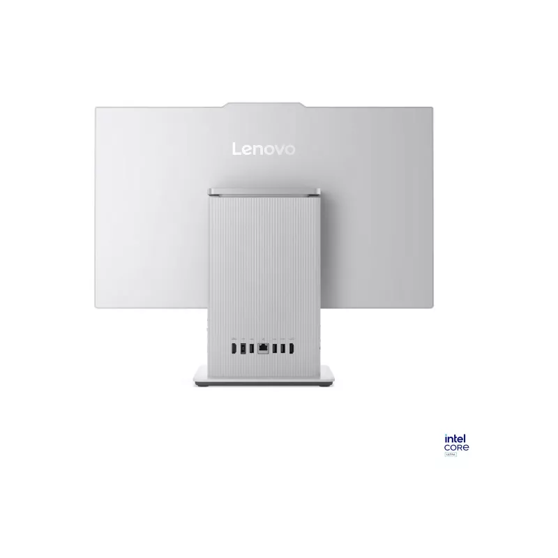 Lenovo IdeaCentre AIO 24ILL11 23.8 collu FHD All-in-One galddators, Intel Core Ultra 7 256V, 16GB RAM, 1TB HDD + 256GB SSD, Intel Arc Graphics 140V, Windows 11 Home, angļu tastatūra, Cloud Grey, 2 gadu garantija