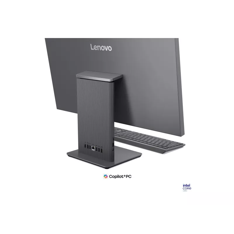 Lenovo IdeaCentre AIO 27IPH11 All-in-One galddators, 27 collu QHD, Intel Core Ultra 7 355, 32GB LPDDR5X, 1TB SSD, Intel Graphics, Windows 11 Home, Luna Grey, angļu tastatūra, 2 gadu garantija