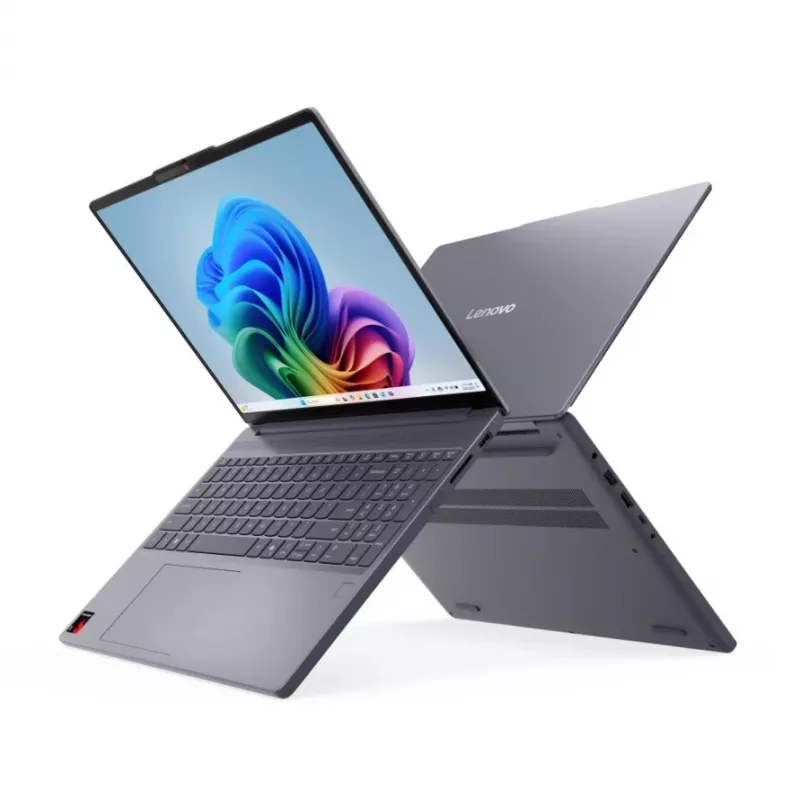 Lenovo IdeaPad Slim 3 15Q8X10 klēpjdators, 15,3 collu IPS WUXGA, Snapdragon X, 16GB RAM, 512GB SSD, Luna Grey, Windows 11 Home