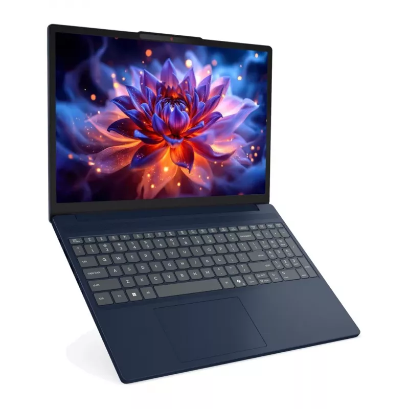 Lenovo IdeaPad Slim 3i 15,3 collu WUXGA IPS 400nits 60Hz AG, Intel Core Ultra 5 322, 16GB DDR5 5600, 512GB SSD, Integrētā Intel Graphics, 1080p kamera, 60Wh, bez OS, Cosmic Blue