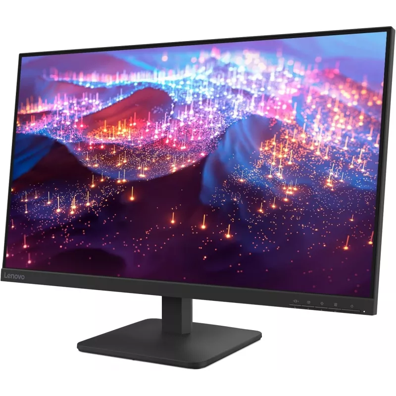 Lenovo L27-4E 27 inch Full HD IPS monitors ar AMD FreeSync, 75Hz, NearEdgeless, TÜV Eye Comfort, HDMI un DisplayPort