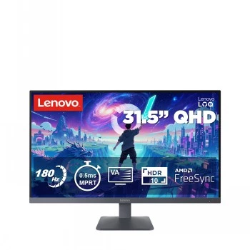 Lenovo Legion LOQ 32Q-10 31.5 collu QHD VA 300nits 180Hz 0.5ms spēļu monitors 2xHDMI 2.1 DP1.4 3 gadu garantija