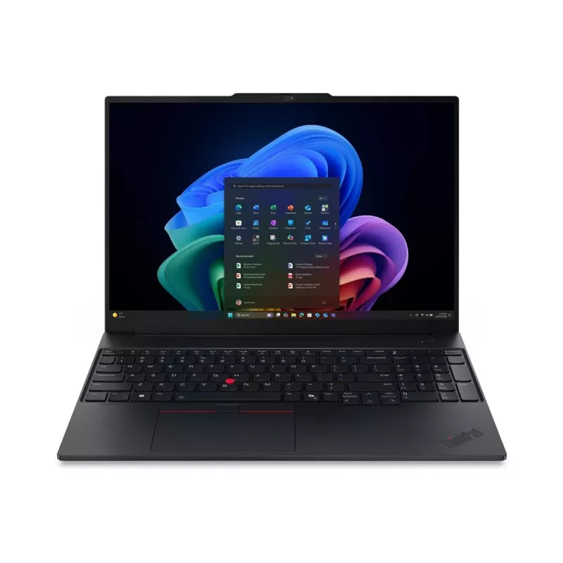 Lenovo ThinkPad E16 G4 Intel 16 collu WUXGA klēpjdators, Intel Core Ultra 5 325, 16 GB DDR5, 512 GB SSD, Windows 11 Pro, melns
