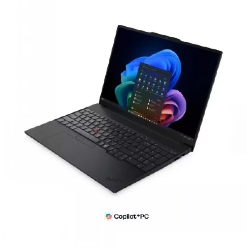 Lenovo ThinkPad E16 G4 Intel 16 collu WUXGA klēpjdators, Intel Core Ultra 5 325, 16 GB DDR5, 512 GB SSD, Windows 11 Pro, melns