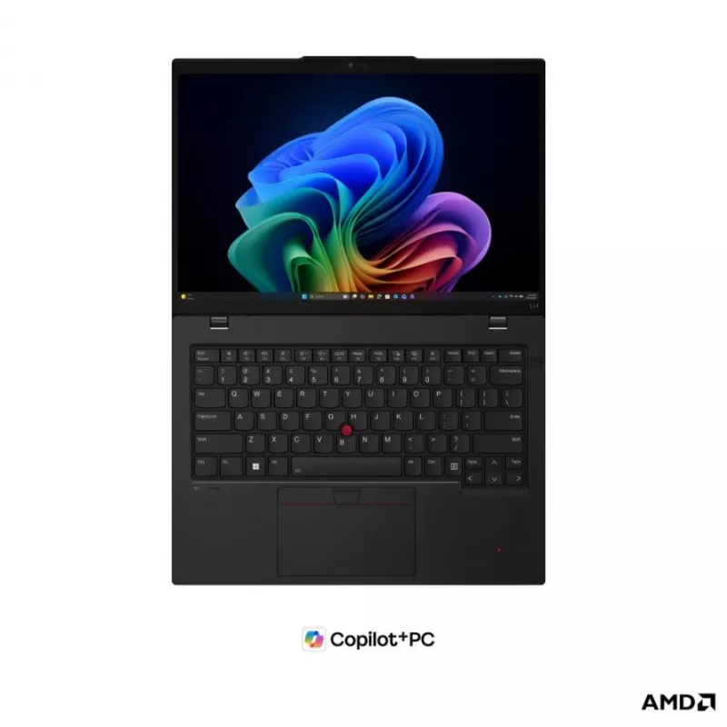 Lenovo ThinkPad L14 G7 AMD Ryzen AI 7 445 14 collu WUXGA IPS klēpjdators 24 GB DDR5 512 GB SSD Windows 11 Pro melns