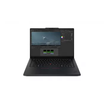 Lenovo ThinkPad P14s Gen 7 14.5 inch WUXGA klēpjdators, Intel Core Ultra 7 356H, 32GB RAM, 1TB SSD, NVIDIA RTX PRO 500 Blackwell Generation 6GB, Windows 11 Pro, ziemeļvalstu apgaismota tastatūra, melns, pirkstu nospiedumu lasītājs, 5G