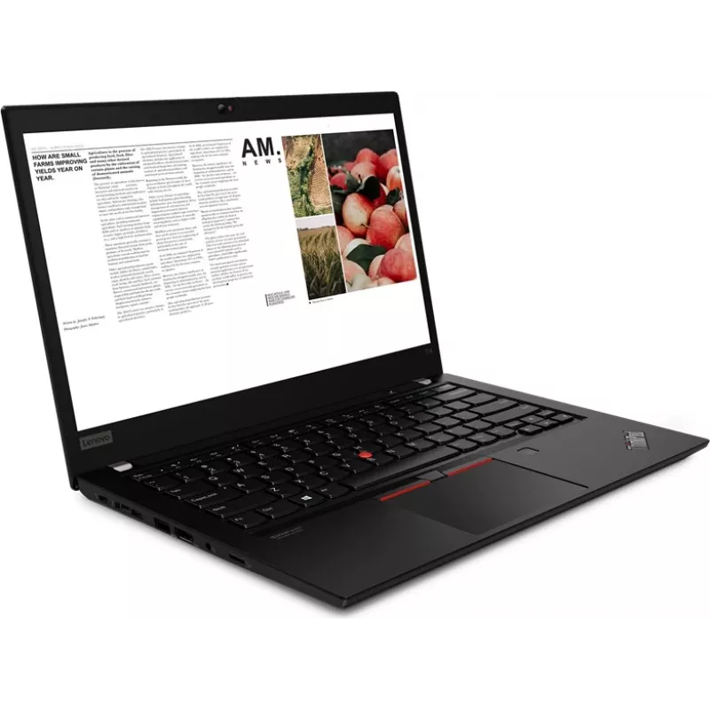 Lenovo ThinkPad T14 G1 14 inch FHD IPS klēpjdators - Intel Core i7-10510U, 32GB DDR4, 512GB NVMe SSD, Windows 10 Pro, Wi-Fi 6, pirkstu nospiedumu lasītājs, melns