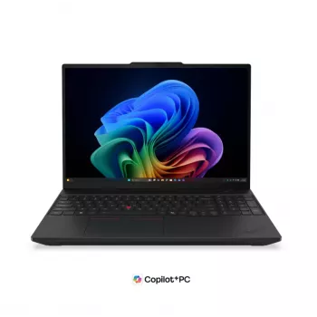 Lenovo ThinkPad T16 Gen 5 16 inch WUXGA klēpjdators, Intel Core Ultra 5 325U, 16GB DDR5, 512GB SSD, Intel Graphics, Windows 11 Pro, Ziemeļvalstu apgaismota tastatūra, Melns, Pirkstu nospiedumu lasītājs, 5G paplašināms, 3 gadu garantija