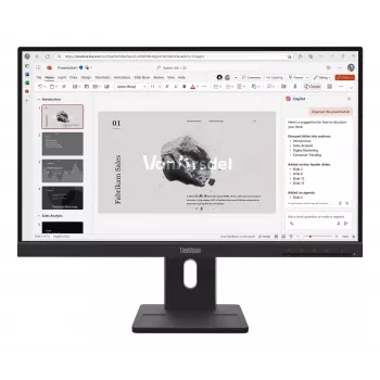 Lenovo ThinkVision E22-40 21.5 inch Full HD VA monitors - Raven Black