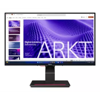 Lenovo ThinkVision T24D-4t 23,8 collu IPS WUXGA monitors ar USB-C 90W PD un augstumā regulējamu statīvu