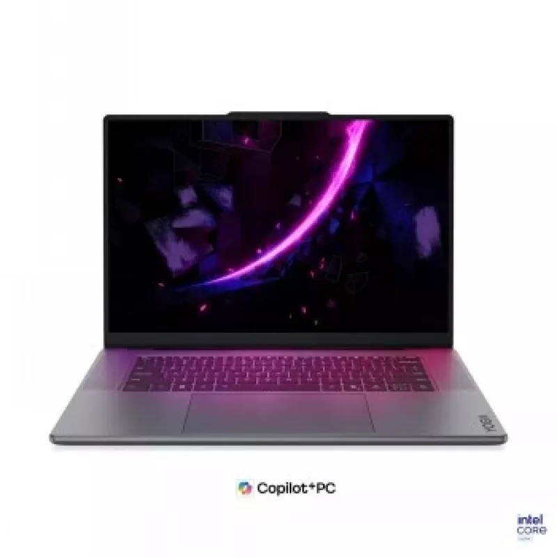 Lenovo Yoga Pro 9 16IPH11 16 collu Tandem OLED skārienekrāna klēpjdators, Intel Core Ultra 9 386H, 64GB RAM, 1TB SSD, NVIDIA GeForce RTX 5070 12GB, Thunder Grey, Windows 11 Pro