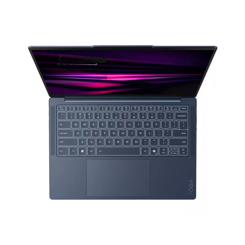Lenovo Yoga Slim 7 14Q8Y11 Snapdragon klēpjdators, 14 collu OLED WUXGA, Snapdragon X2 Plus, 16GB RAM, 512GB SSD, Cosmic Blue, Windows 11 Home
