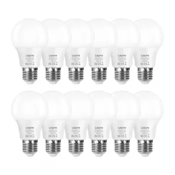 LEPRO 100089-WW-EU-12 LED spuldze E27 A60 8.5W (60W ekvivalents) 806 lm 2700K silta balta 180° 12 komplekts