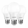 LEPRO 100089-WW-EU-3 LED spuldze, E27, A60, 8.5W (60W), 806 lm, 2700K silta balta, 180°, 3 iepakojumā