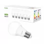 LEPRO 100090-DW-EU-6 LED spuldze, E27, A60, 8.5W (60W ekvivalents), 806 lm, 6500K auksti baltā, 180° starojuma leņķis, 6 iepakojums
