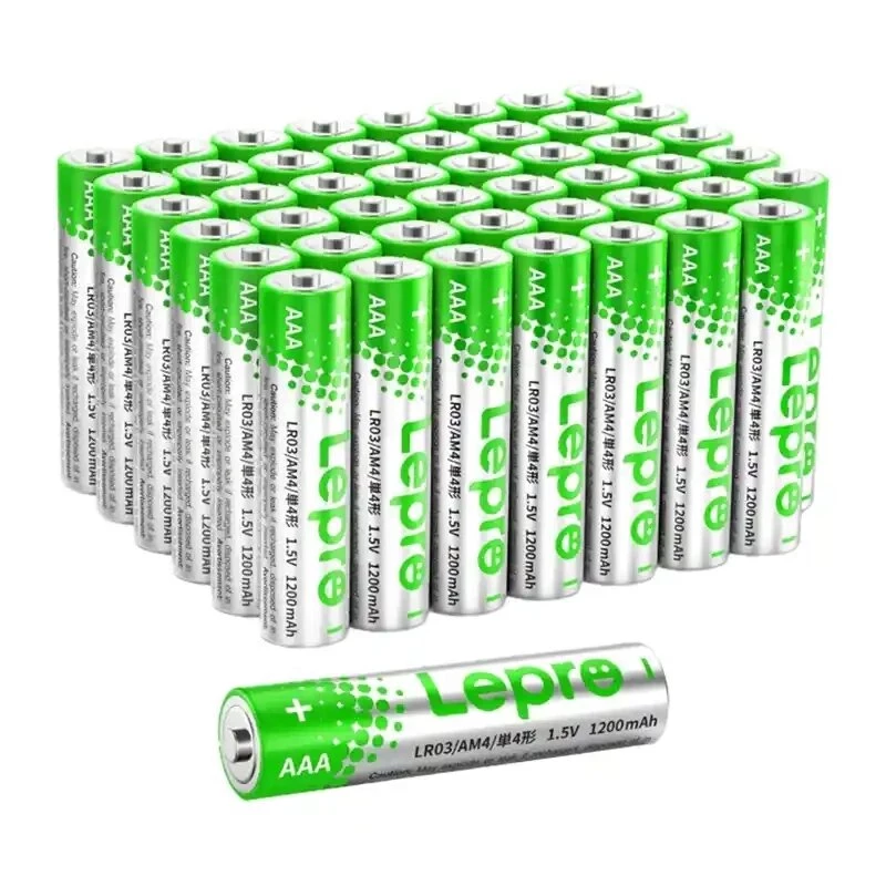 LEPRO 130001-48 AAA R3 sārma baterijas, 48 iepakojums | 1,5V ilgmūžīgas, bez dzīvsudraba