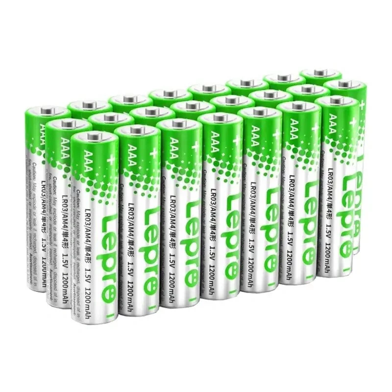 LEPRO 130002-24 AA R6 sārma baterijas, 24 iepakojums – 1,5V LR6 Mignon primārās šūnas, 10 gadu glabāšanas laiks, hermētiskas, bez dzīvsudraba