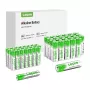 LEPRO 130003-48 AA/AAA sārma baterijas, 48 iepakojums (24 AA + 24 AAA), 1,5 V, 10 gadu glabāšanas laiks, bez dzīvsudraba