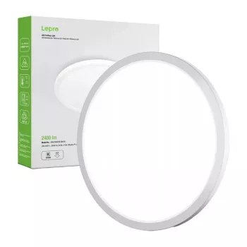 LEPRO 1500039-DW-EU 24W 2400lm LED griestu lampa dienasgaismas baltā, IP54