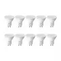 LEPRO 200081-DW-EU-10 GU10 LED spuldze, 4.5W, 345 lm, 6500K dienasgaismas balta, 100° starojuma leņķis, 10 iepakojums