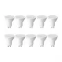 LEPRO 200081-WW-EU-10 GU10 LED spuldze, 4,5 W (atbilst 50 W), 345 lm, 2700 K silta balta, 100° starojuma leņķis, neregulējama, 10 gab. iepakojums