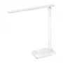 LEPRO 310003 LED galda lampa, 700 lm, 5 krāsu temperatūras, skārienjutīga regulēšana, USB uzlādes ports, balta